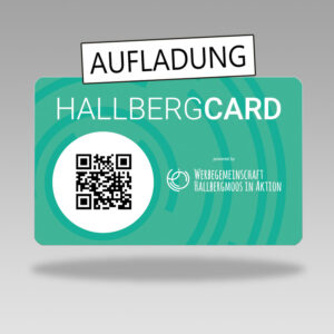 Die Hallbergcard aufladenb